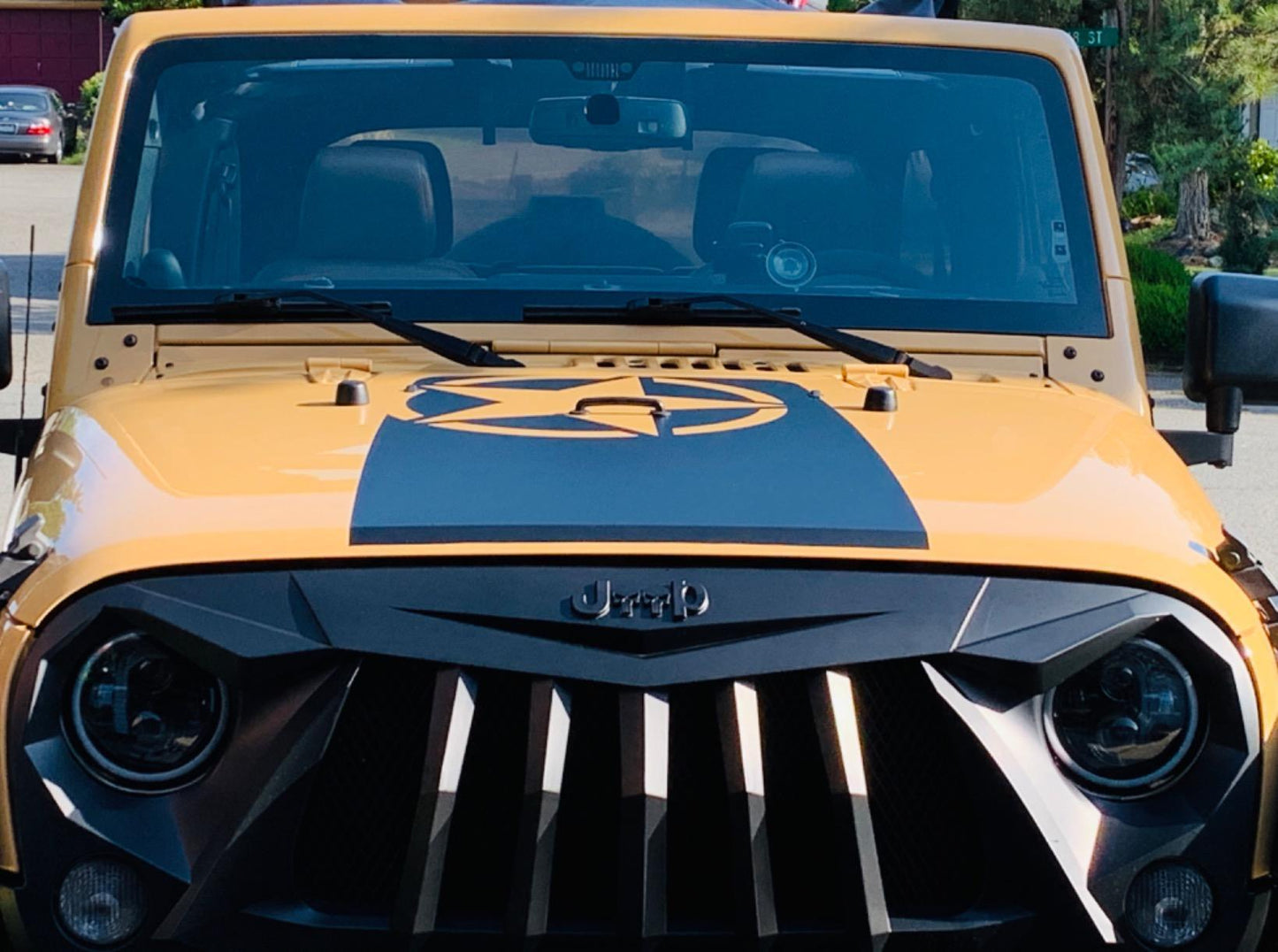 Funny Skull SUV Metal Emblem Badge