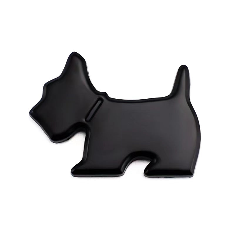 2pcs Dog Metal Car Emblem