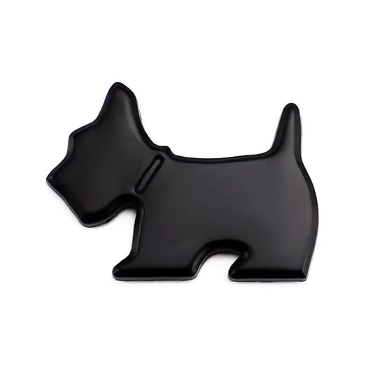 2pcs Dog Metal Car Emblem