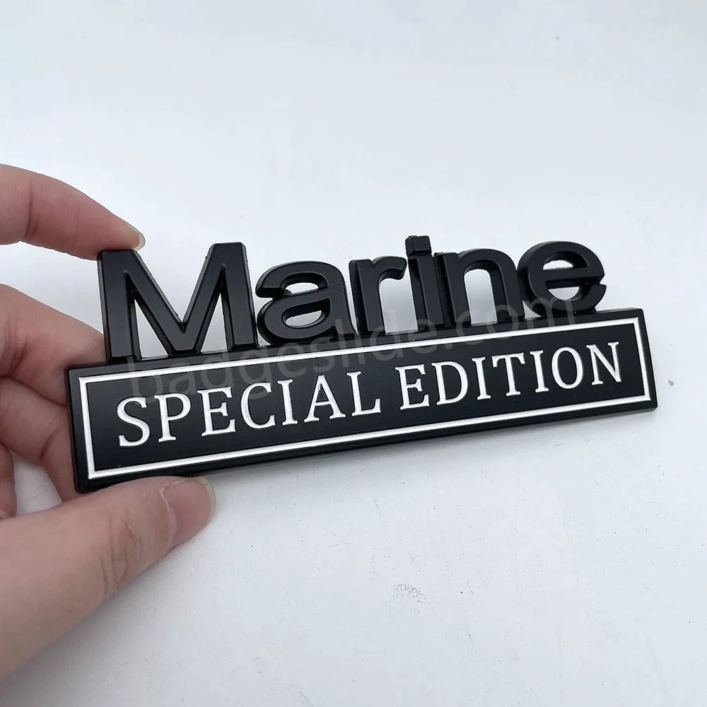 Marine Edition Metal Car Emblem