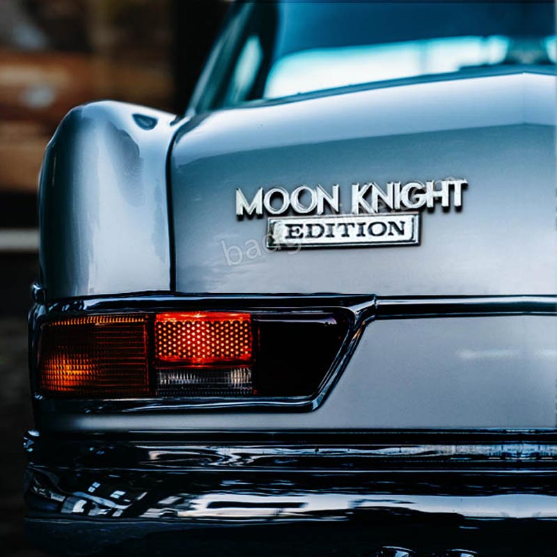 6'' MOON KNIGHT EDITION Car Badge Metal Emblem