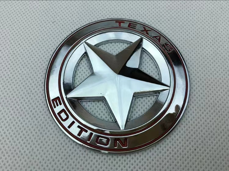 Star Texas Edition Car Metal Badge