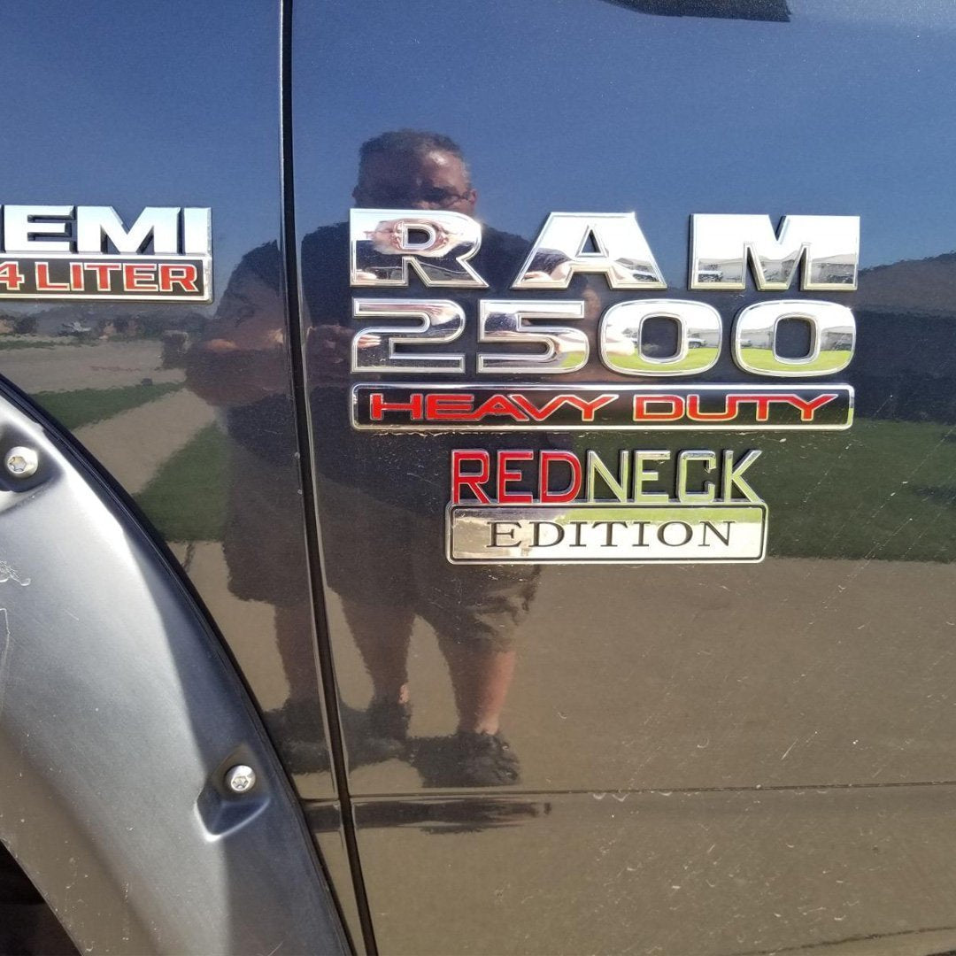 BIG 6.9'' “RedNeck Edition” Car Badge