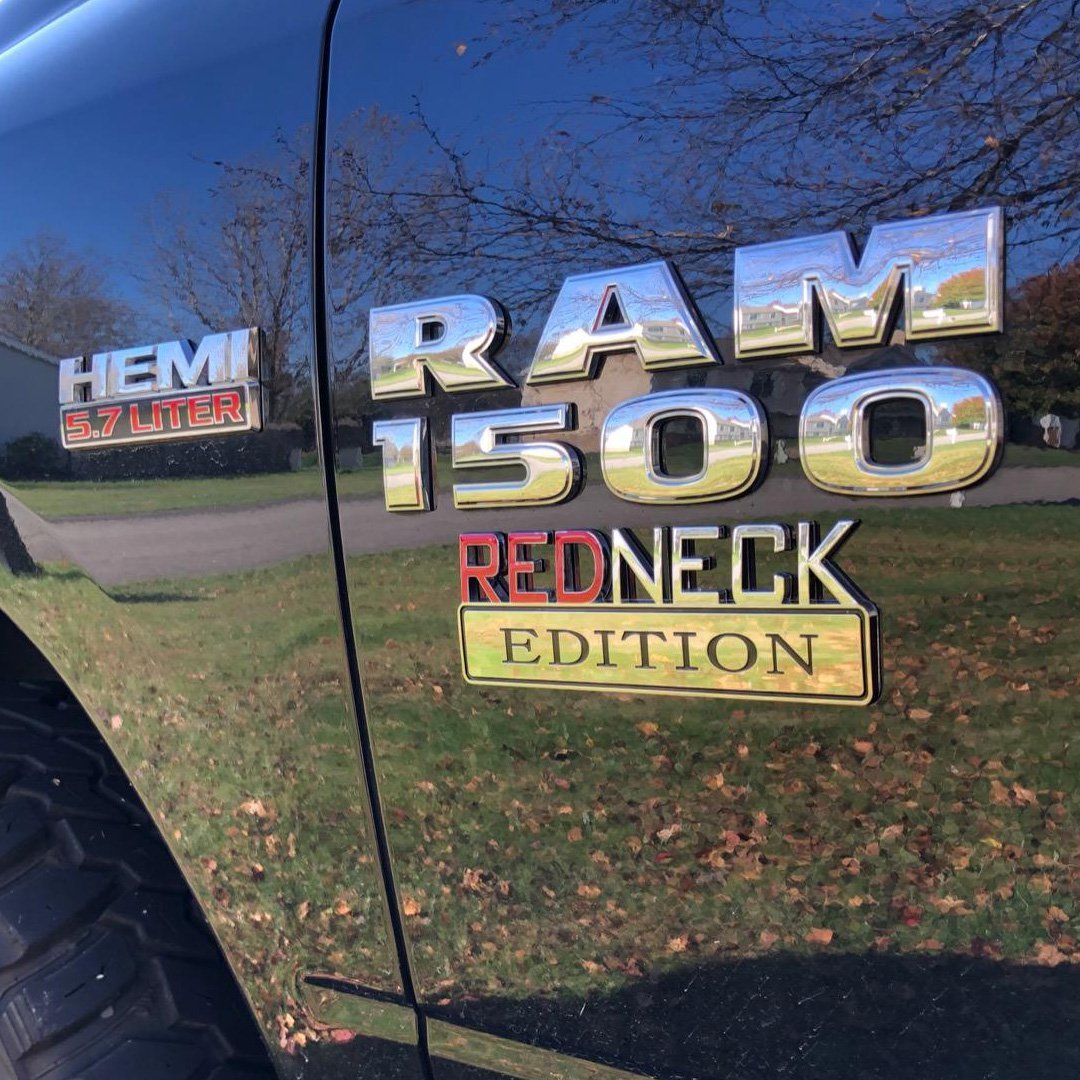 BIG 6.9'' “RedNeck Edition” Car Badge