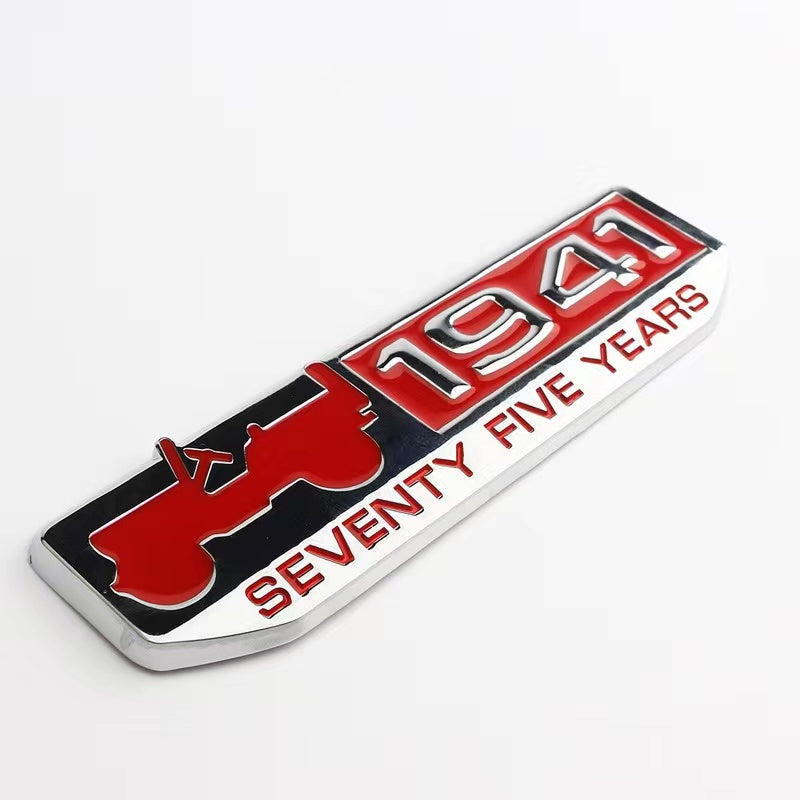 1941 75 Years Anniversary Badges Metal Emblem
