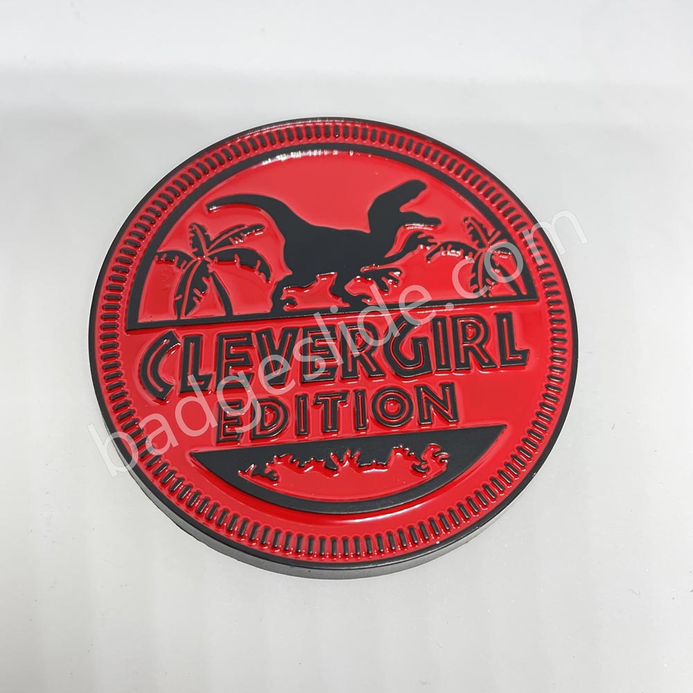Clever Girl Edition Metal Auto Emblem