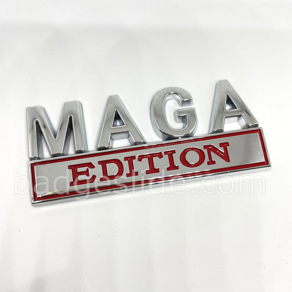 2 PCS MAGA EDITION Emblem Fender Badge