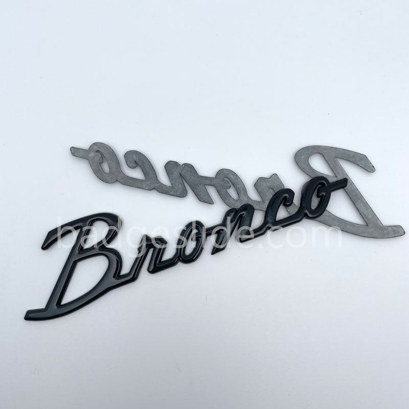6'' Vintage Bronco Car Metal Self-adhesive Emblem