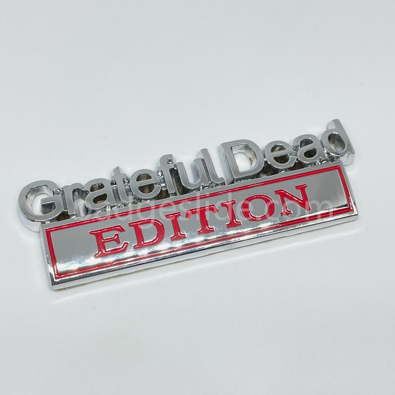 2 PCS Grateful Dead Edition Car Emblem Metal Badge