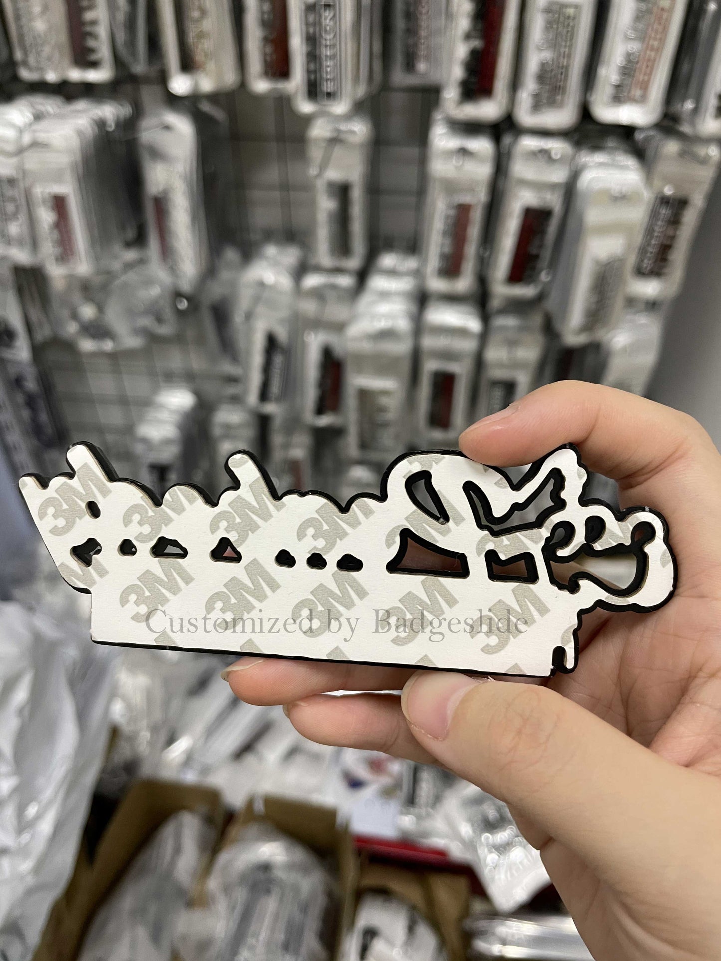 The Original PEABODY EDITION Emblem Fender Badge-Custom-4pcs