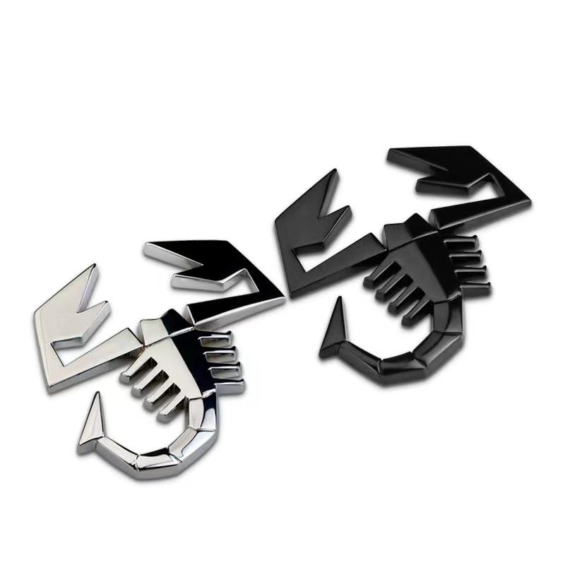 2pcs Scorpion Metallic Emblem Fender Badge