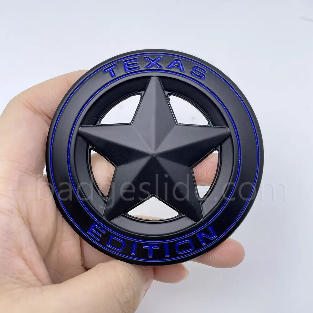 Star Texas Edition Car Metal Badge