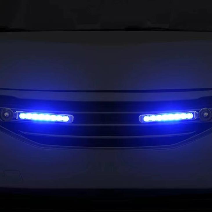 2 Pcs Daytime Wind Light Waterproof Running Light