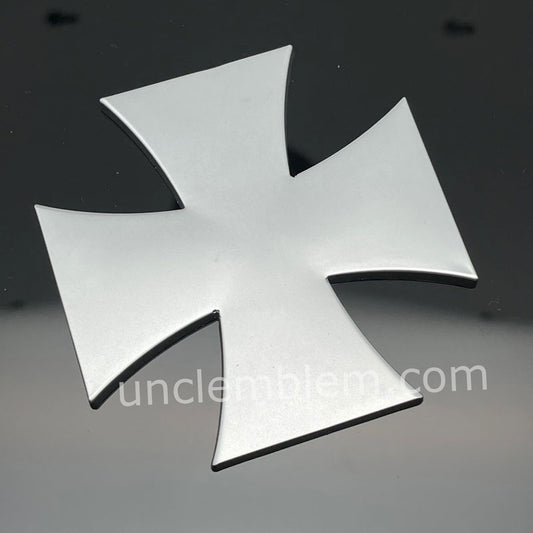 Metal Maltese Cross Sticker