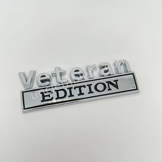 Veteran Edition Metal Emblem Fender Badge