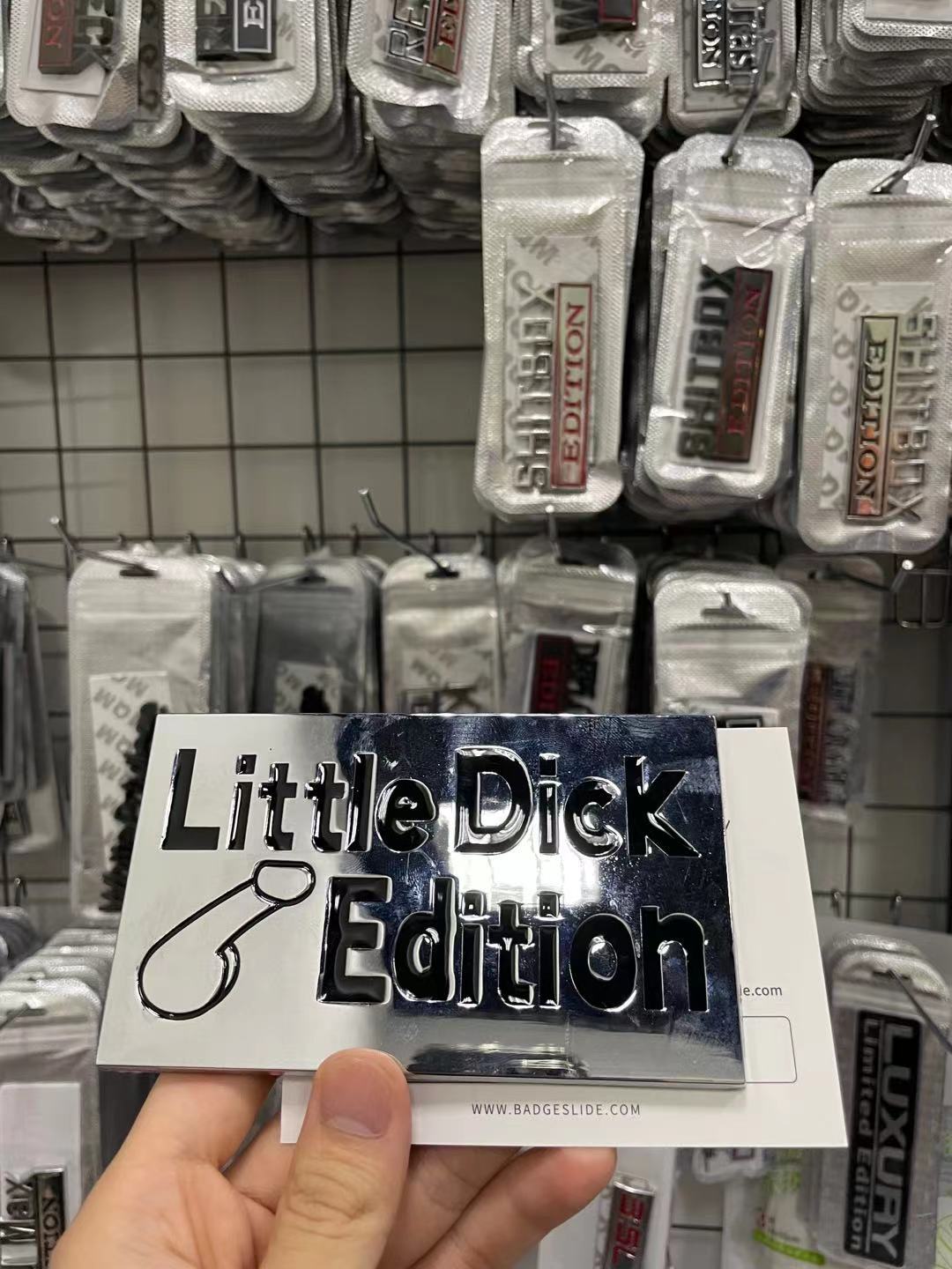 The Original Little Dick EDITION Emblem Fender Badge-Custom-3pcs