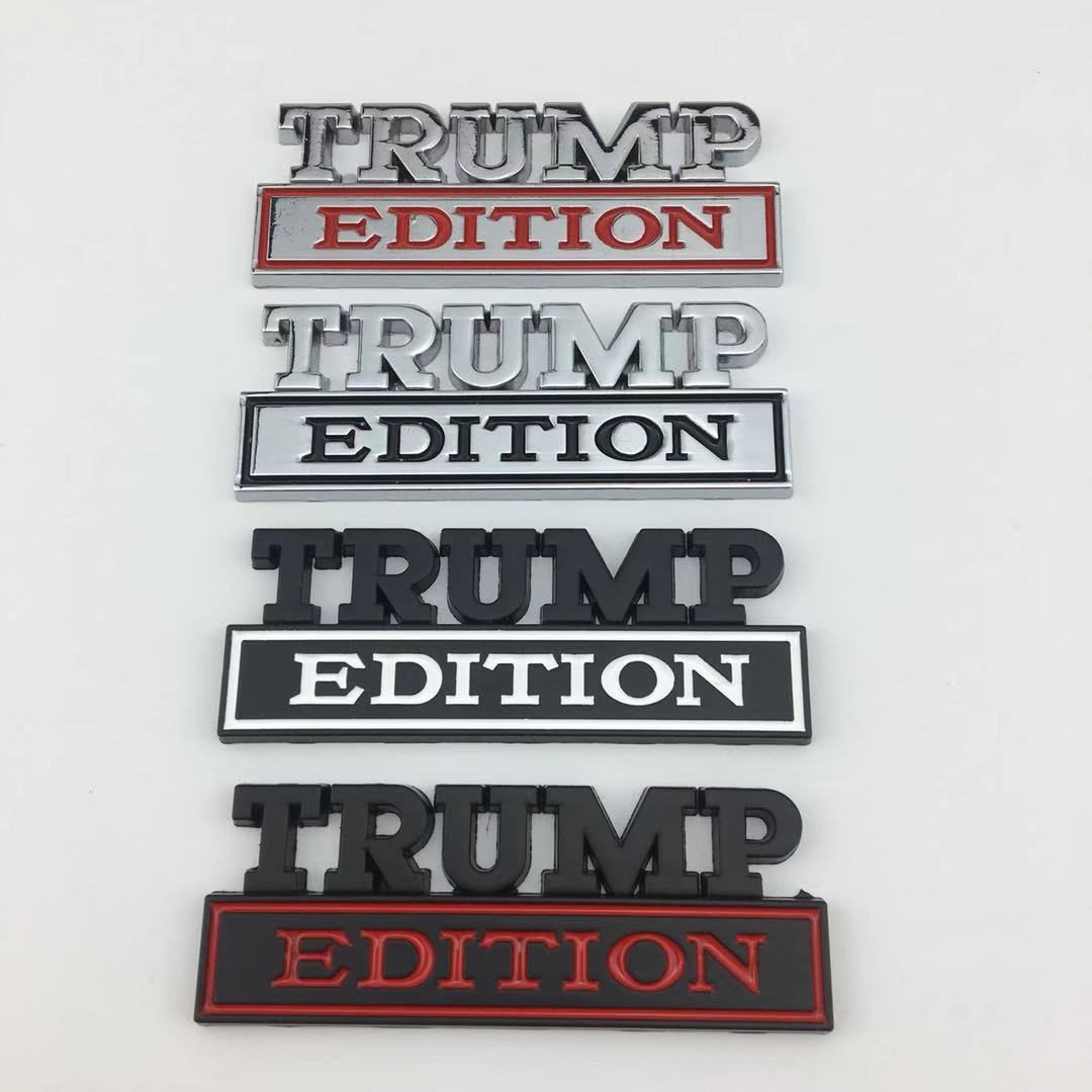 The Original TRUMP Edition Emblem Fender Badge
