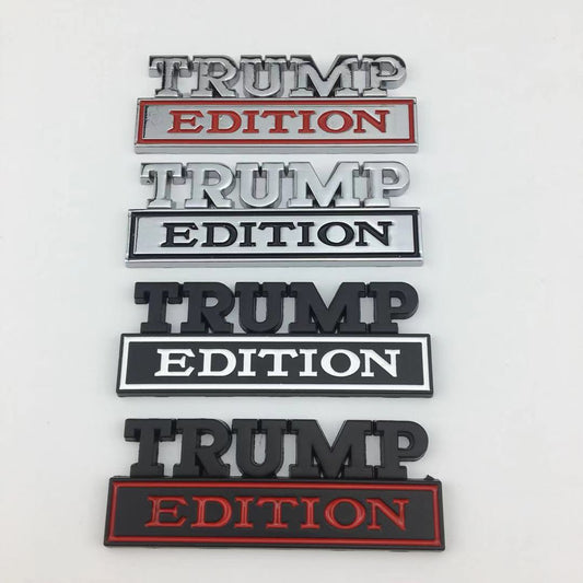 The Original TRUMP Edition Emblem Fender Badge