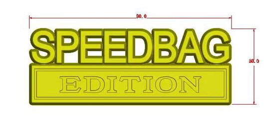 The Original SPEEDBAG EDITION Emblem Fender Badge-Custom-2