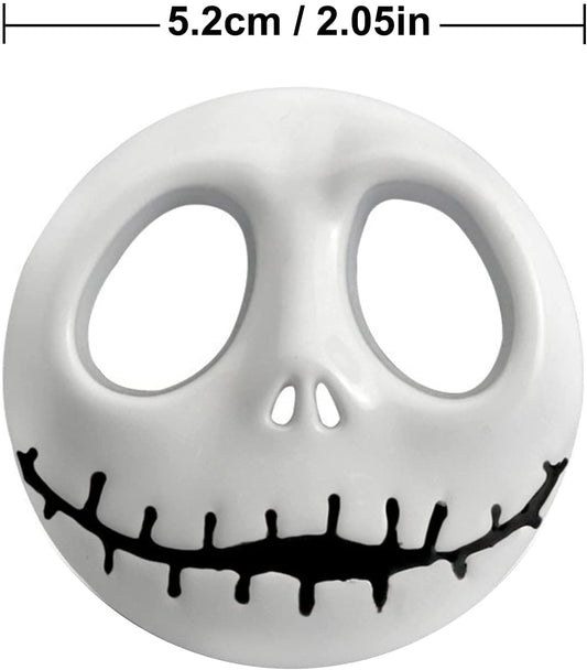 2 pcs Halloween Skull Mask Logo Emblem