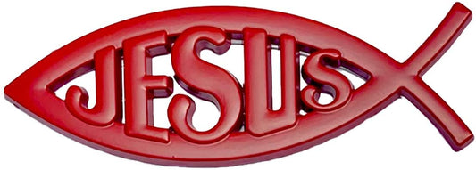 THE ORIGINAL JESUS FISH EDITION EMBLEM FENDER BADGE