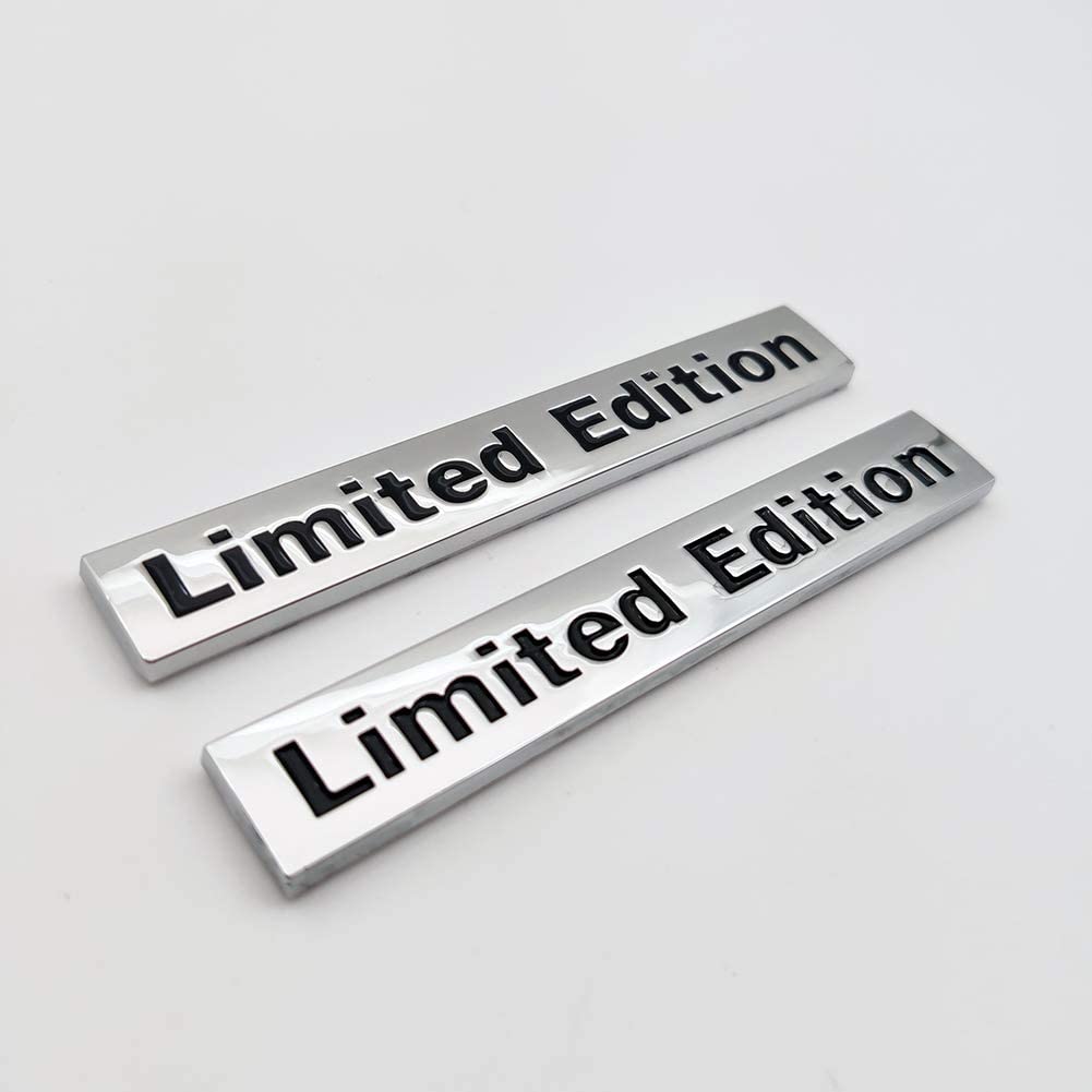 2x Chrome Metal Limited Edition