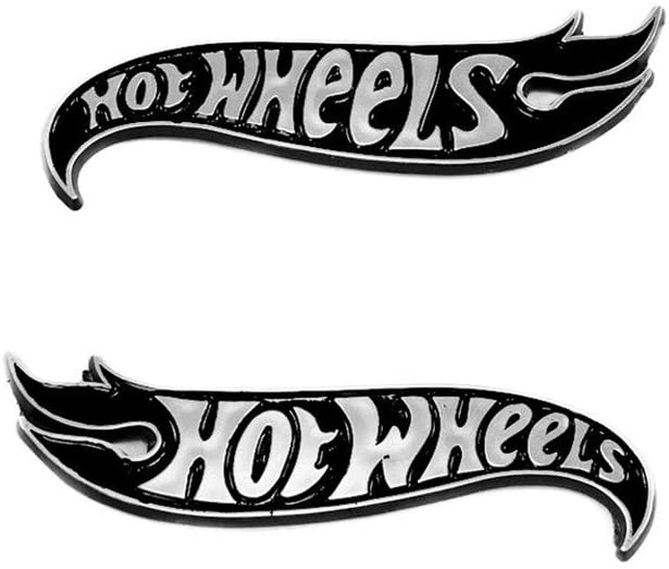 1 Pair Hot Wheels Edition Deck Lid Emblem Badge