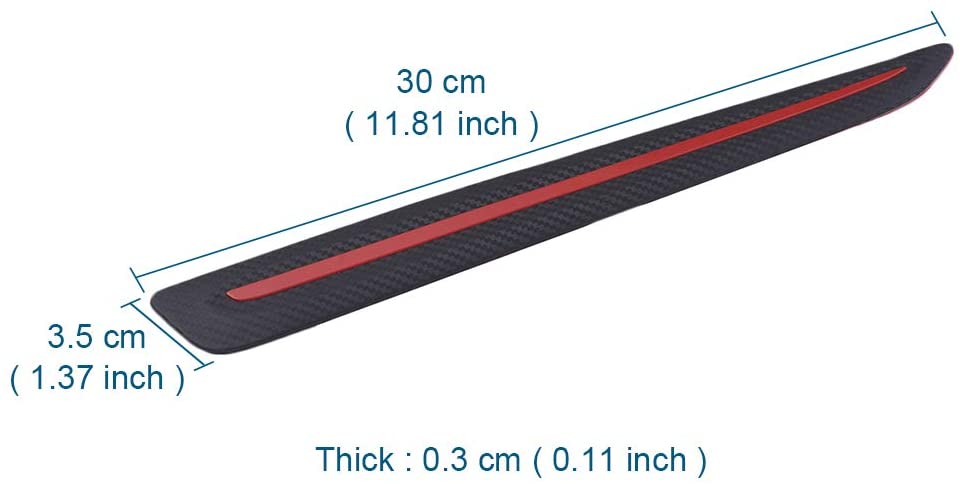 4Pcs Auto Car Body Bumper Guard Protector Sticker