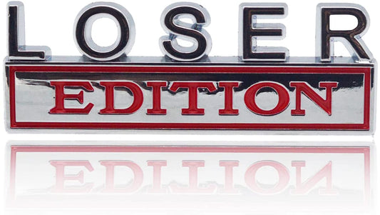 THE ORIGINAL LOSER EDITION EMBLEM FENDER BADGE