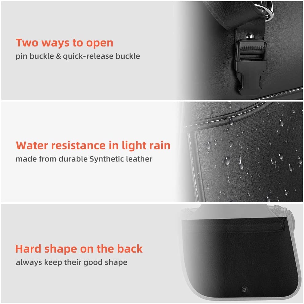 Synthetic Leather Side Motorcycle Bags