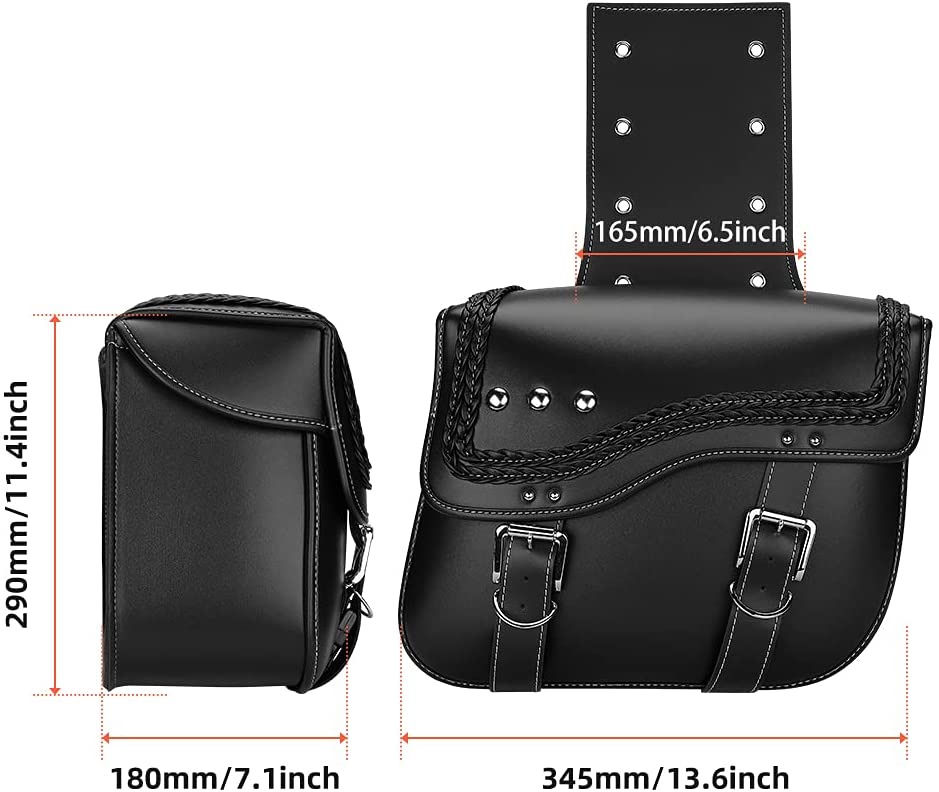 Synthetic Leather Side Motorcycle Bags