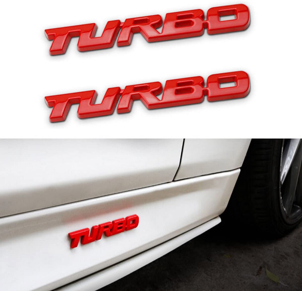 TURBO Metal Car Badge