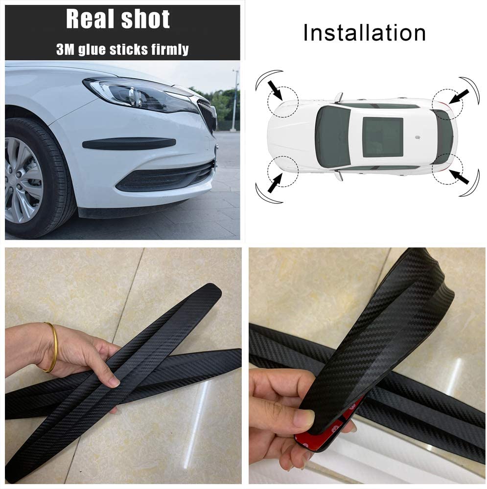 4Pcs Auto Car Body Bumper Guard Protector Sticker
