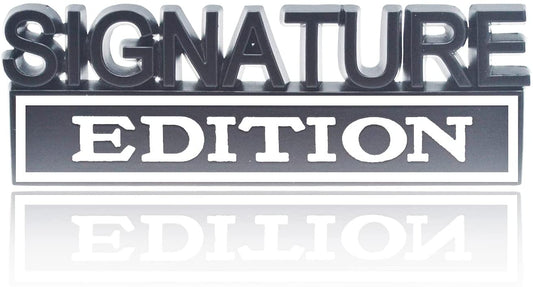 THE ORIGINAL SIGNATURE EDITION EMBLEM FENDER BADGE