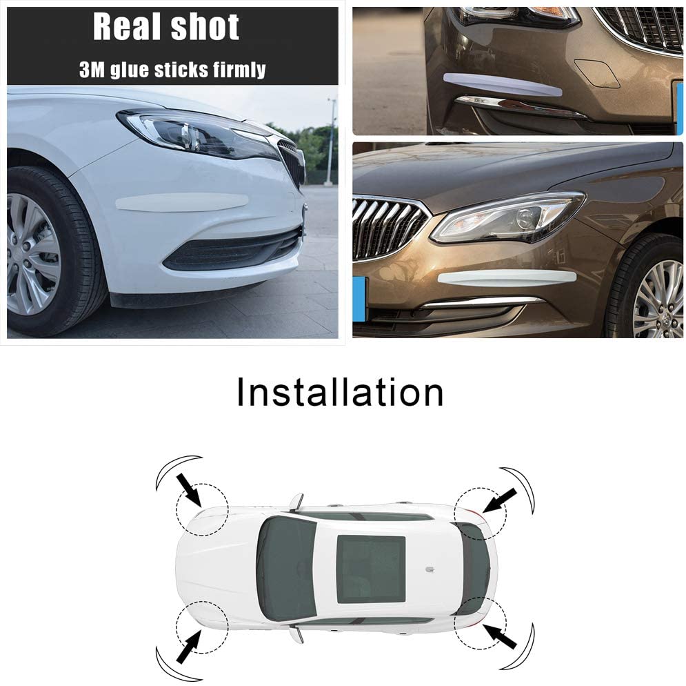 4Pcs Auto Car Body Bumper Guard Protector Sticker