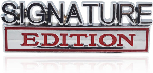 THE ORIGINAL SIGNATURE EDITION EMBLEM FENDER BADGE