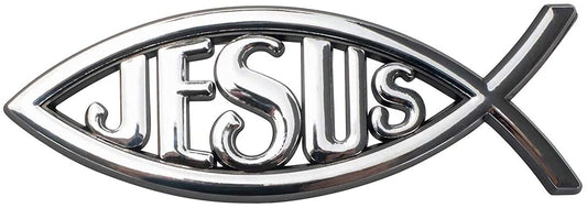 THE ORIGINAL JESUS FISH EDITION EMBLEM FENDER BADGE