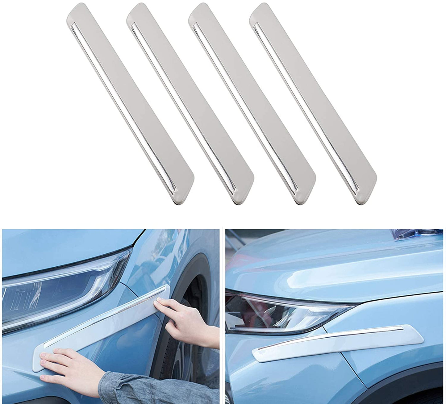 4Pcs Auto Car Body Bumper Guard Protector Sticker