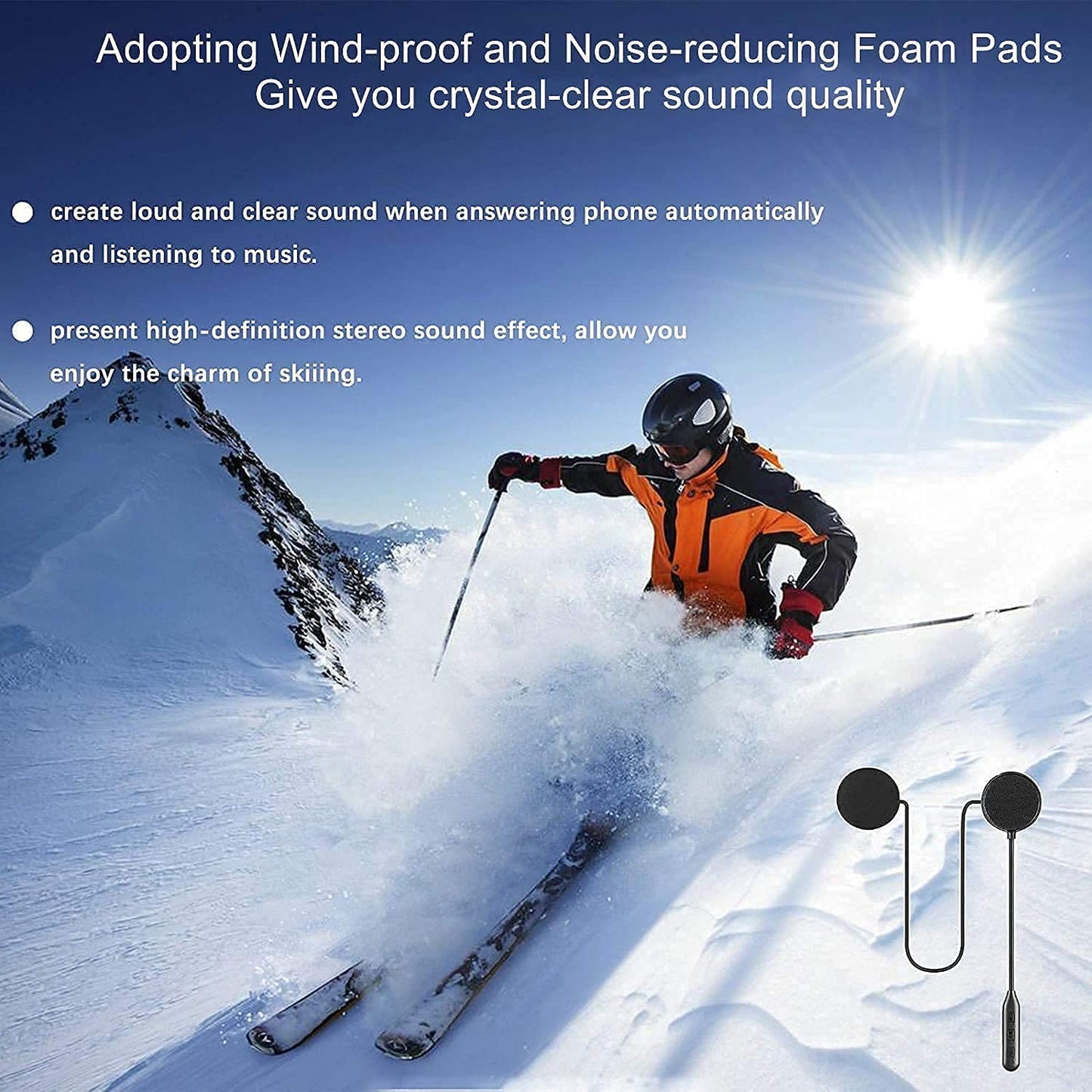 Motorcycle Helmet Bluetooth Headset