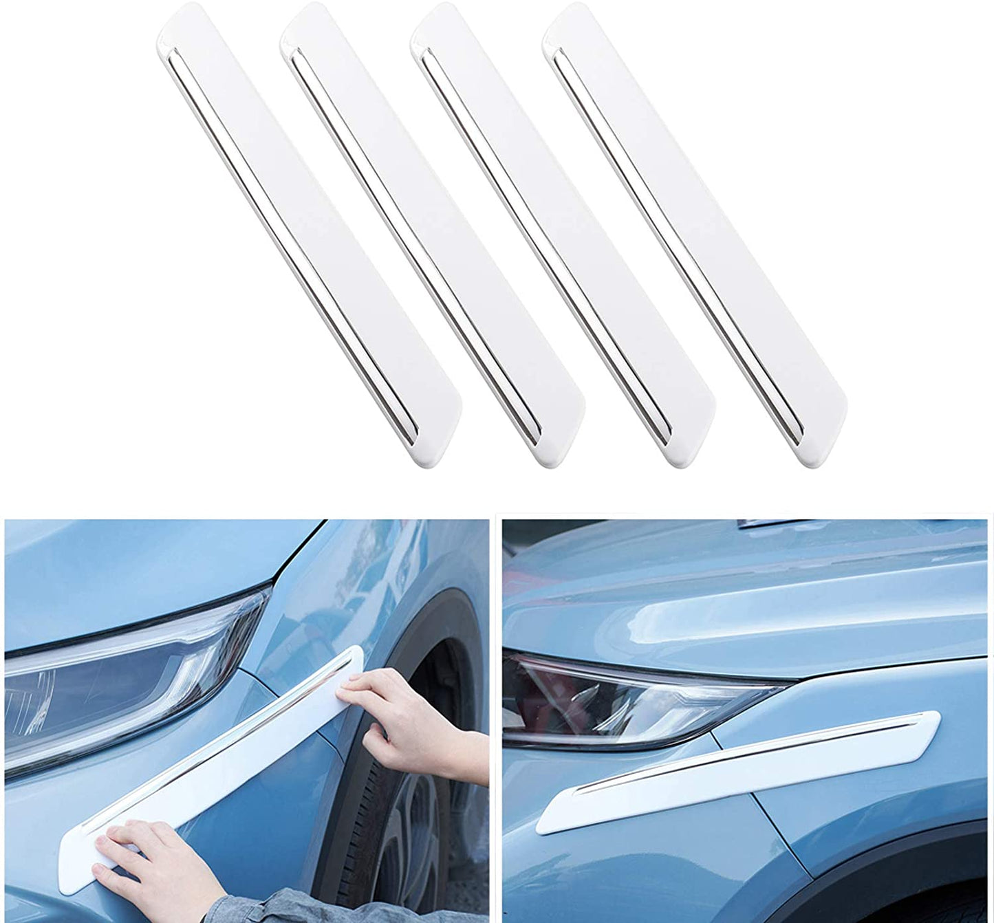 4Pcs Auto Car Body Bumper Guard Protector Sticker