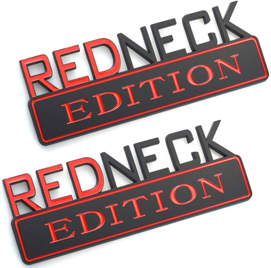 BIG 6.9'' “RedNeck Edition” Car Badge