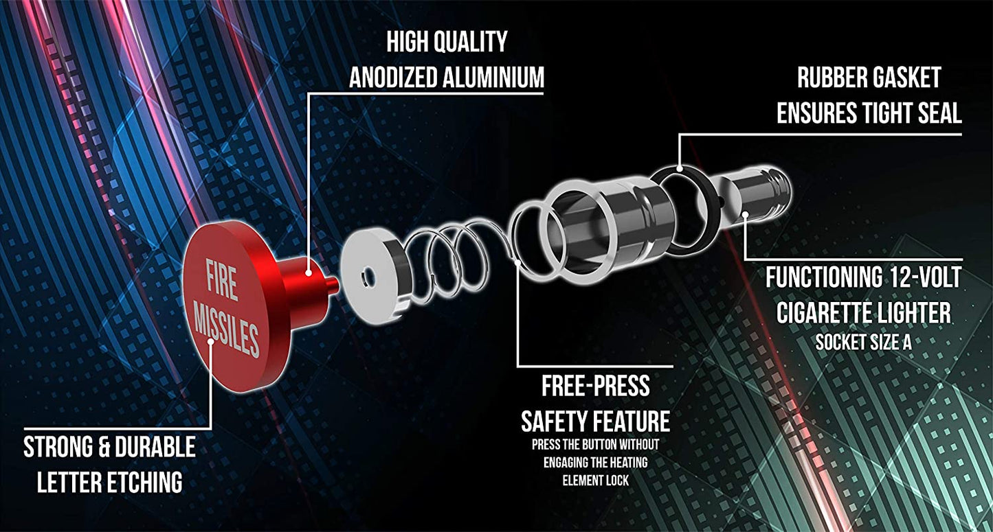Fire Missiles Button Car Lighter
