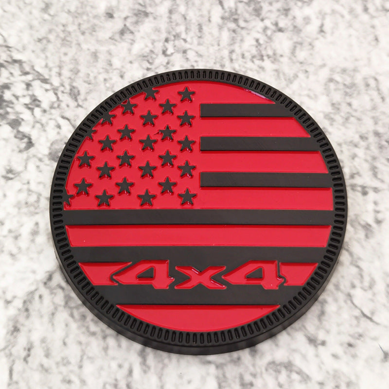 American Flag 4X4 Metal Emblem Fender Badge