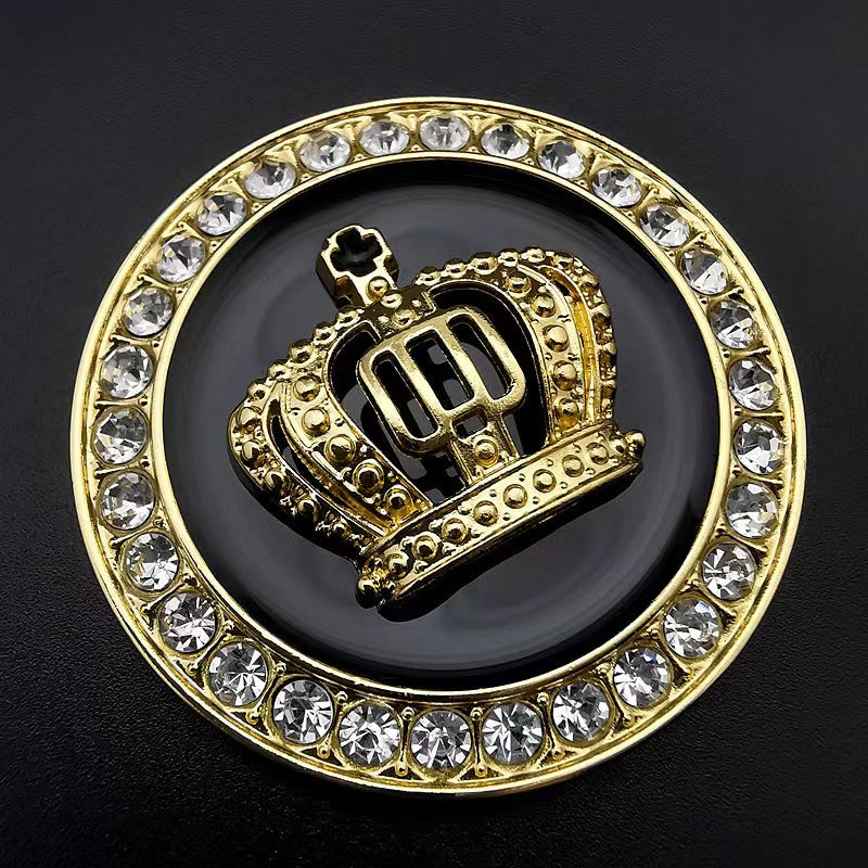 Crystal Princess Crown Car Emblem