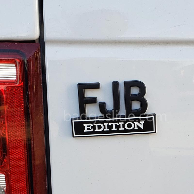 [2 pcs] FJB EDITION Car Metal Badge Emblem