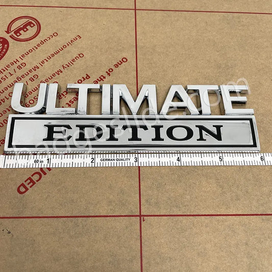 ULTIMATE EDITION Metal Emblem Car Badge-Chrome-1