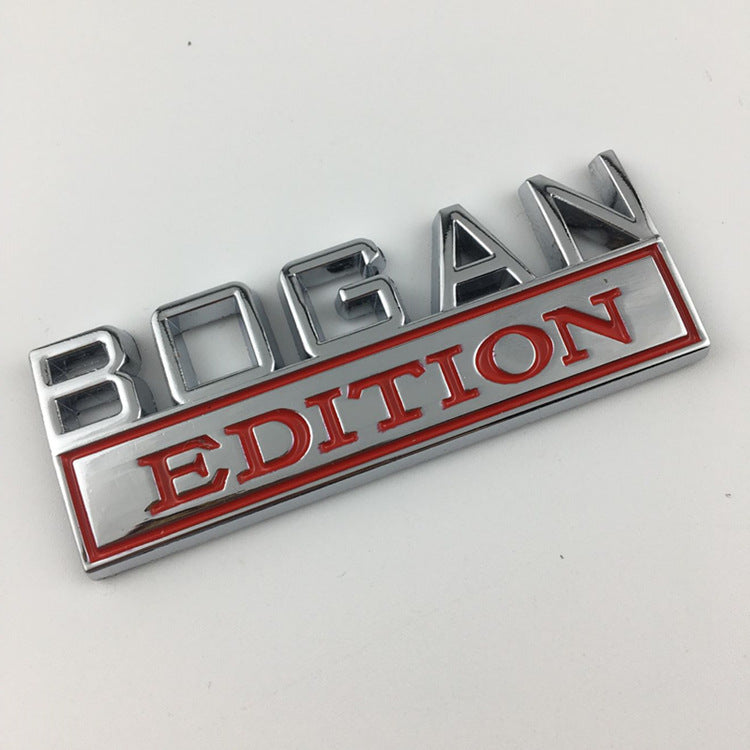 BOGAN Edition Car Emblem Metal Badge