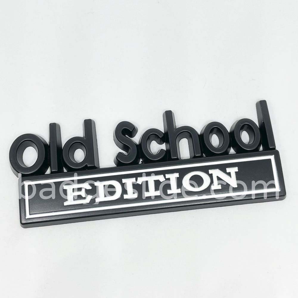 Old School EDITION Metal Emblem Fender Badge