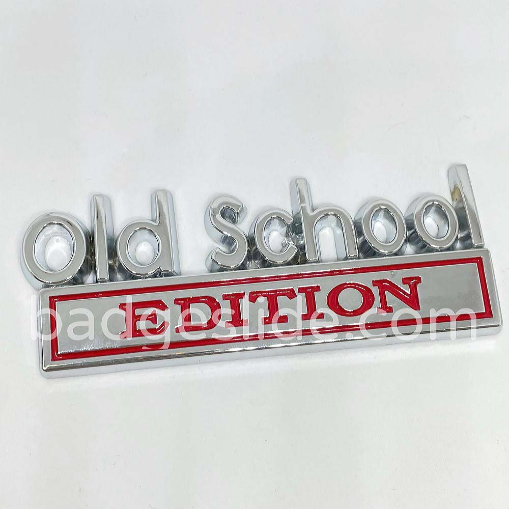 Old School EDITION Metal Emblem Fender Badge