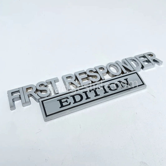 First Responder Edition Metal Car Emblem